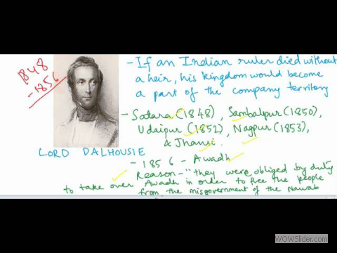 Policies of the East India Company to become a colonial rule in India