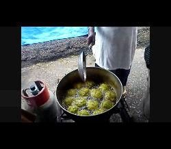 Trini Food- Indian Arrival Day 2011 - Trinidad & Tobago - Pepper Roti Saga