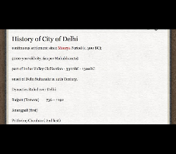 Hindu King Hemu - Second Battle of Panipat : City of Delhi : History