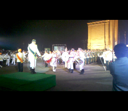 Indian Territorial Army Band Dispaly - India Gate Oct 2011