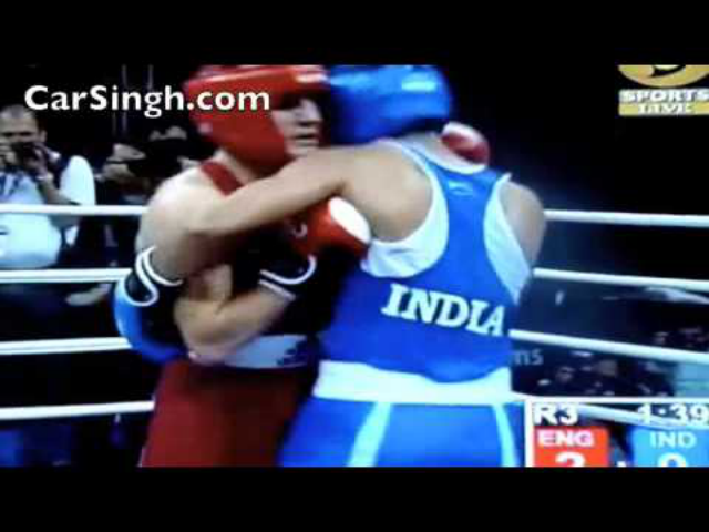 Vijender Singh Gold Medal in Common Wealth Boxing C'ship 2010